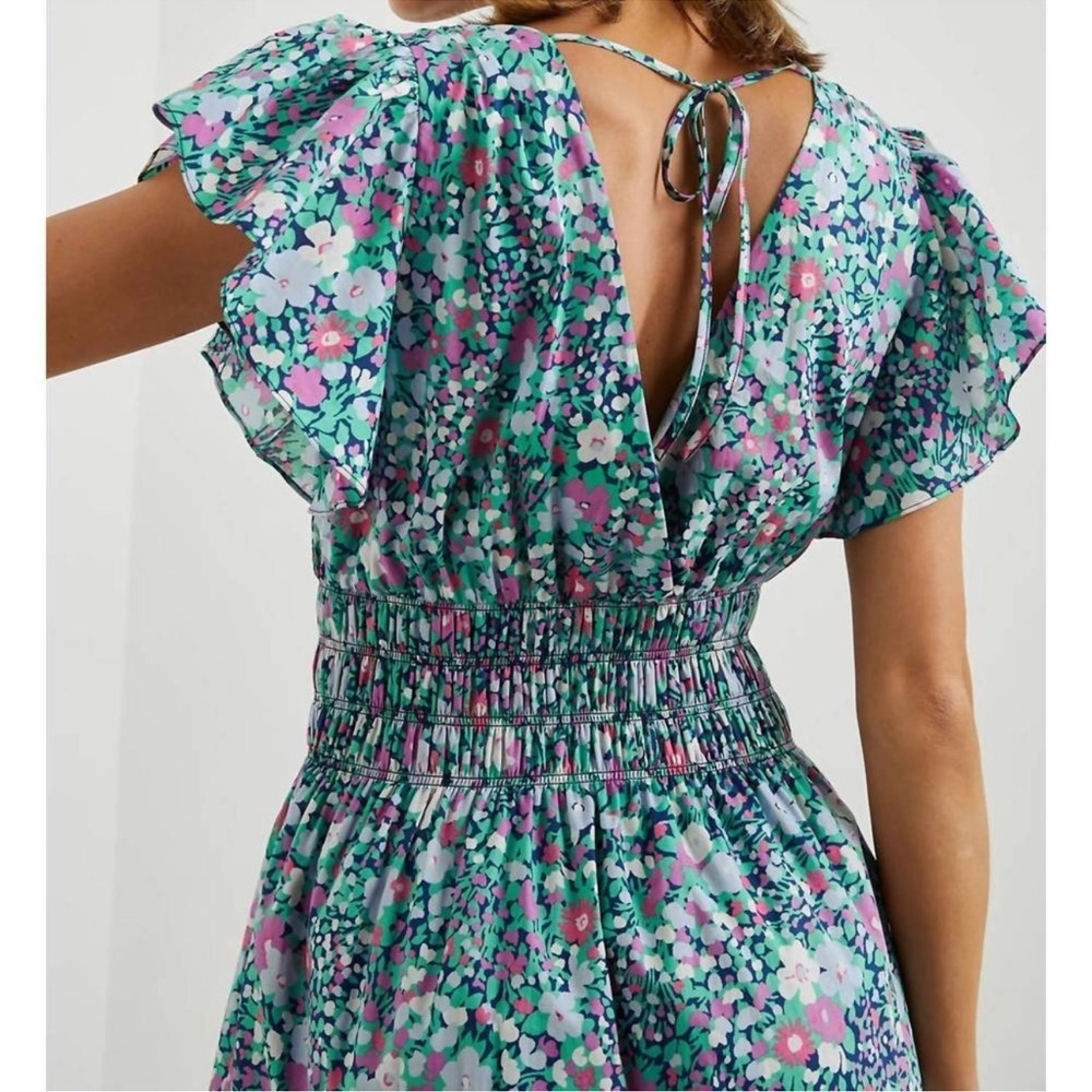 RAILS Kimora Dress Navy Leilani Floral Size Small NWT - Picture 4 of 6